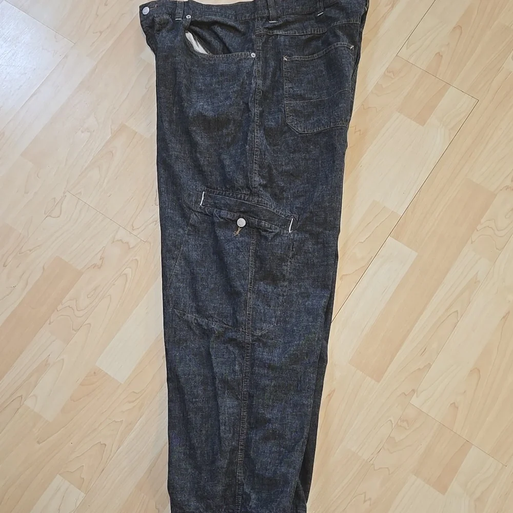 Vintage Y2k Old Navy Denim Pantals 94 Gray Super Baggy Fubu Style Jeans 38x32